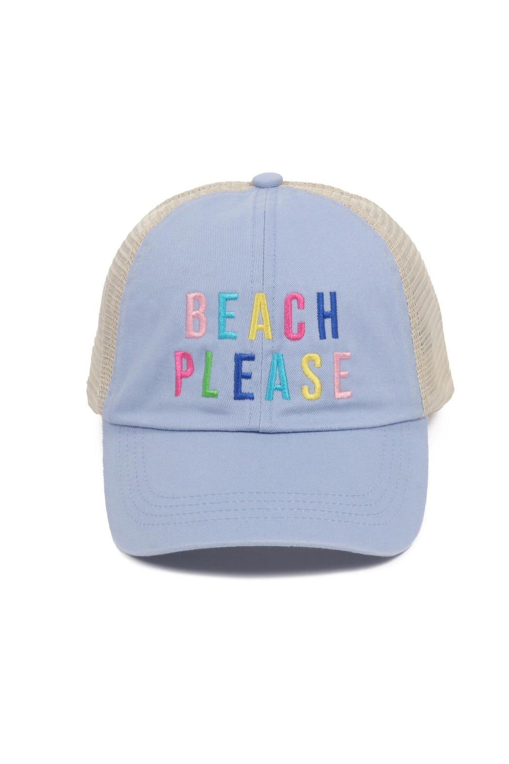 Beach Please Cotton Trucker Hat