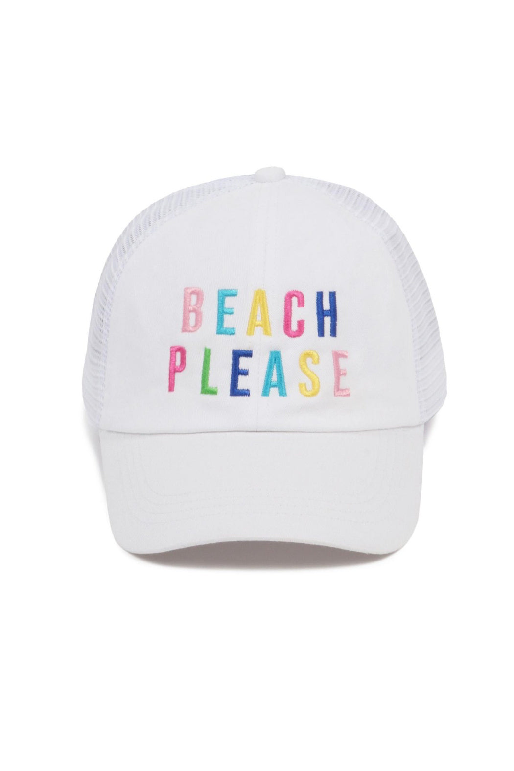 Beach Please Cotton Trucker Hat