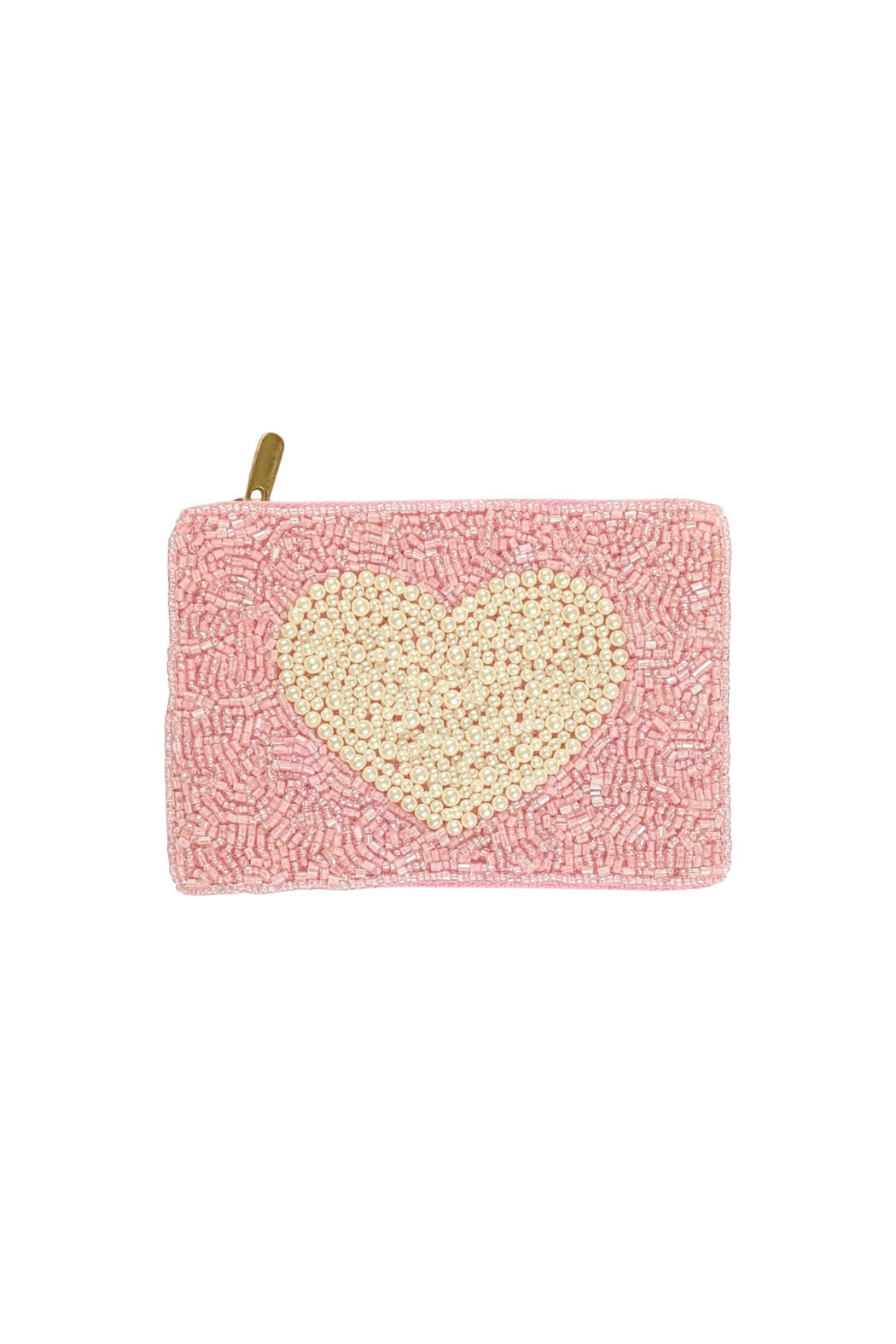 Heart Beaded Pouch