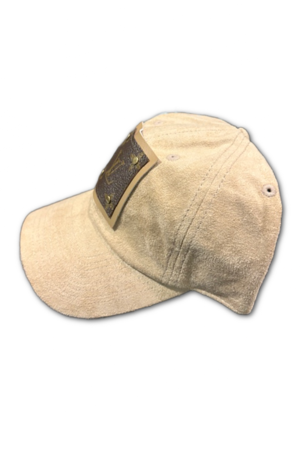 Upcycled Suede Baseball Cap