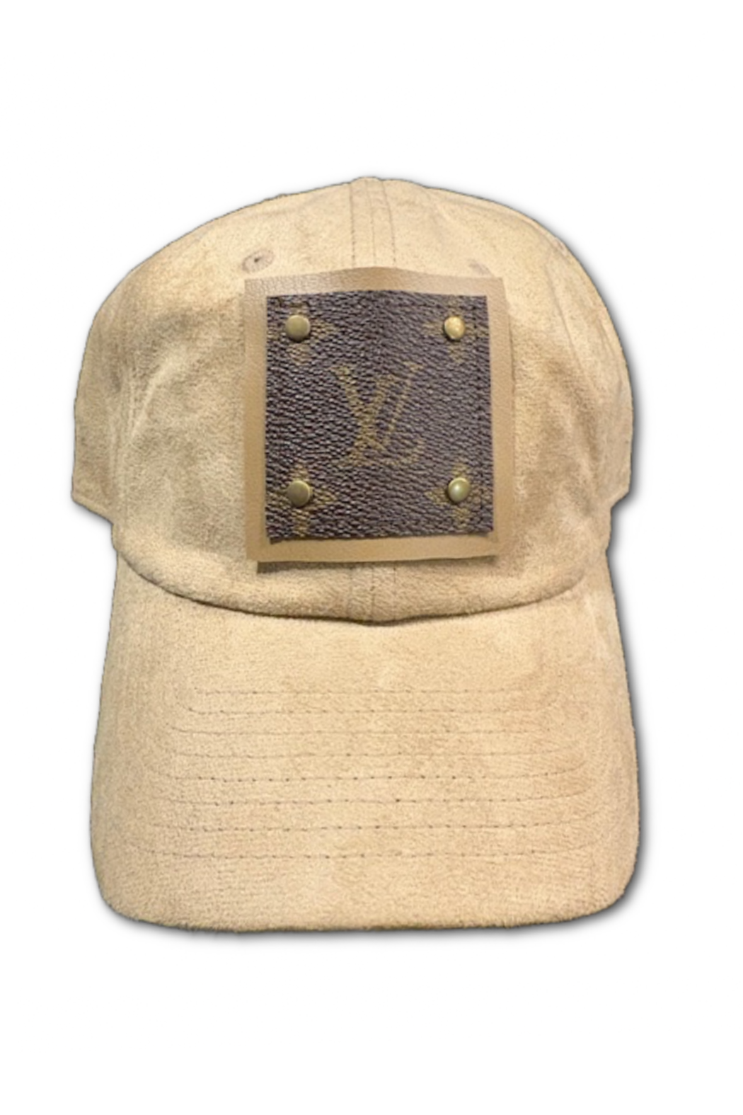 Upcycled Suede Baseball Cap