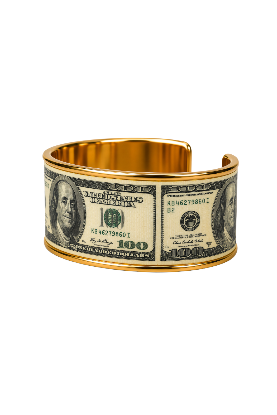 18K Gold Plated Benjamin Cuff