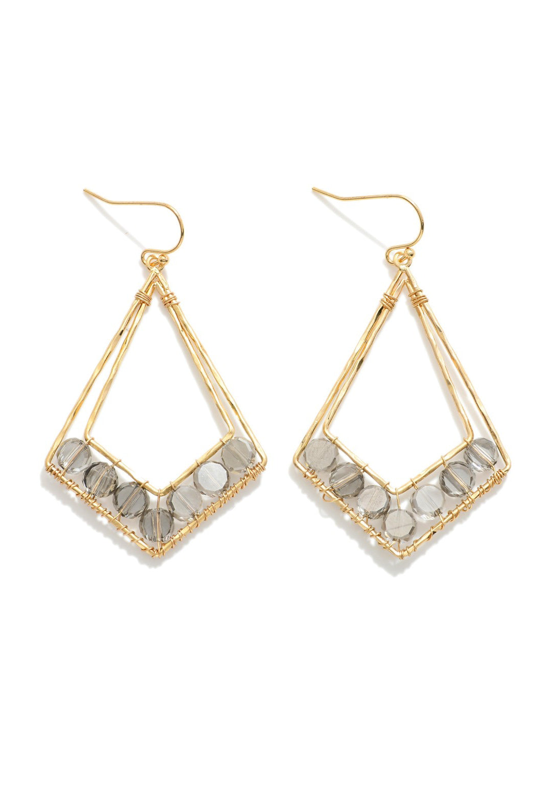 Diamond Bead Earrings