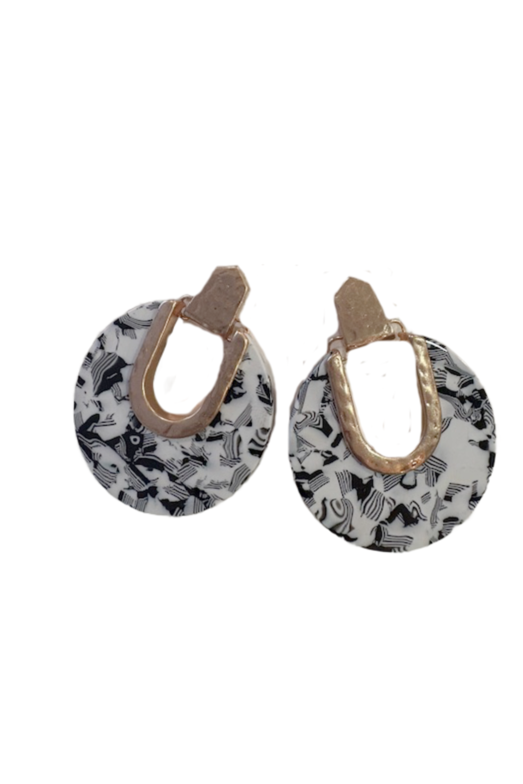 Abstract Art Resin Earrings