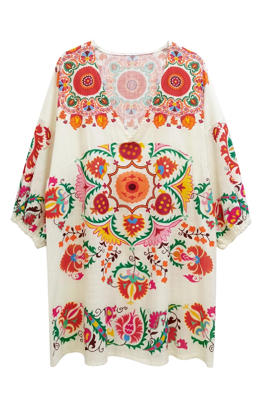 Boho Print Cover Up