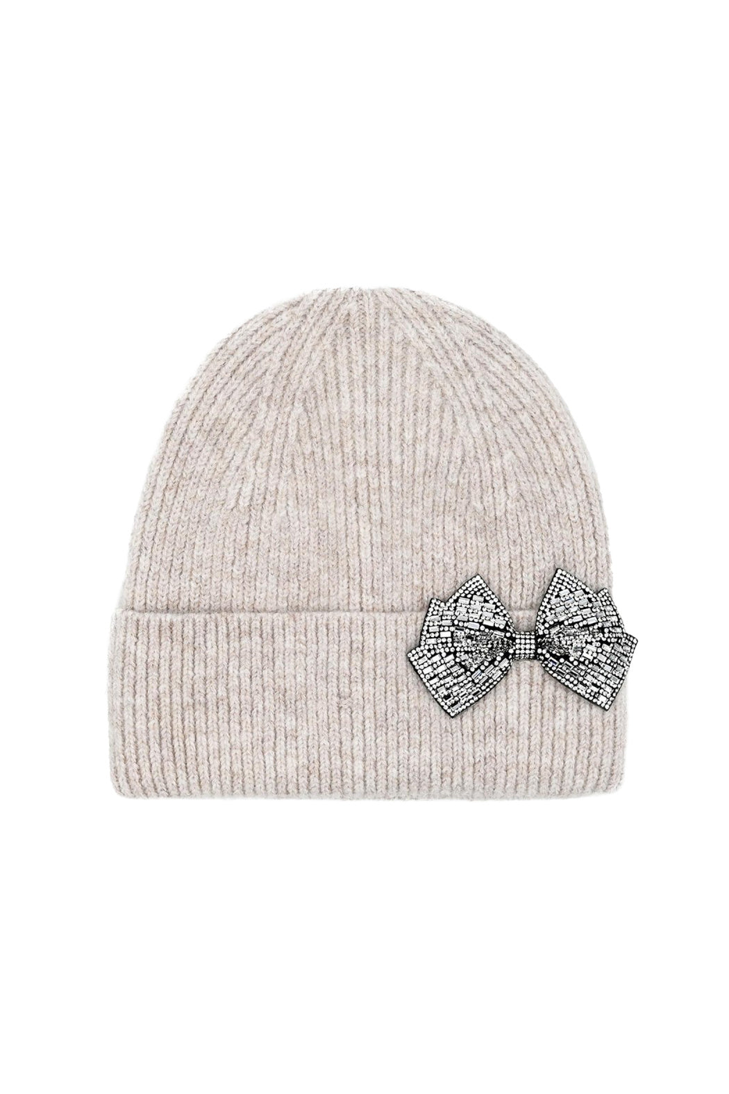 Crystal Bow Beanie