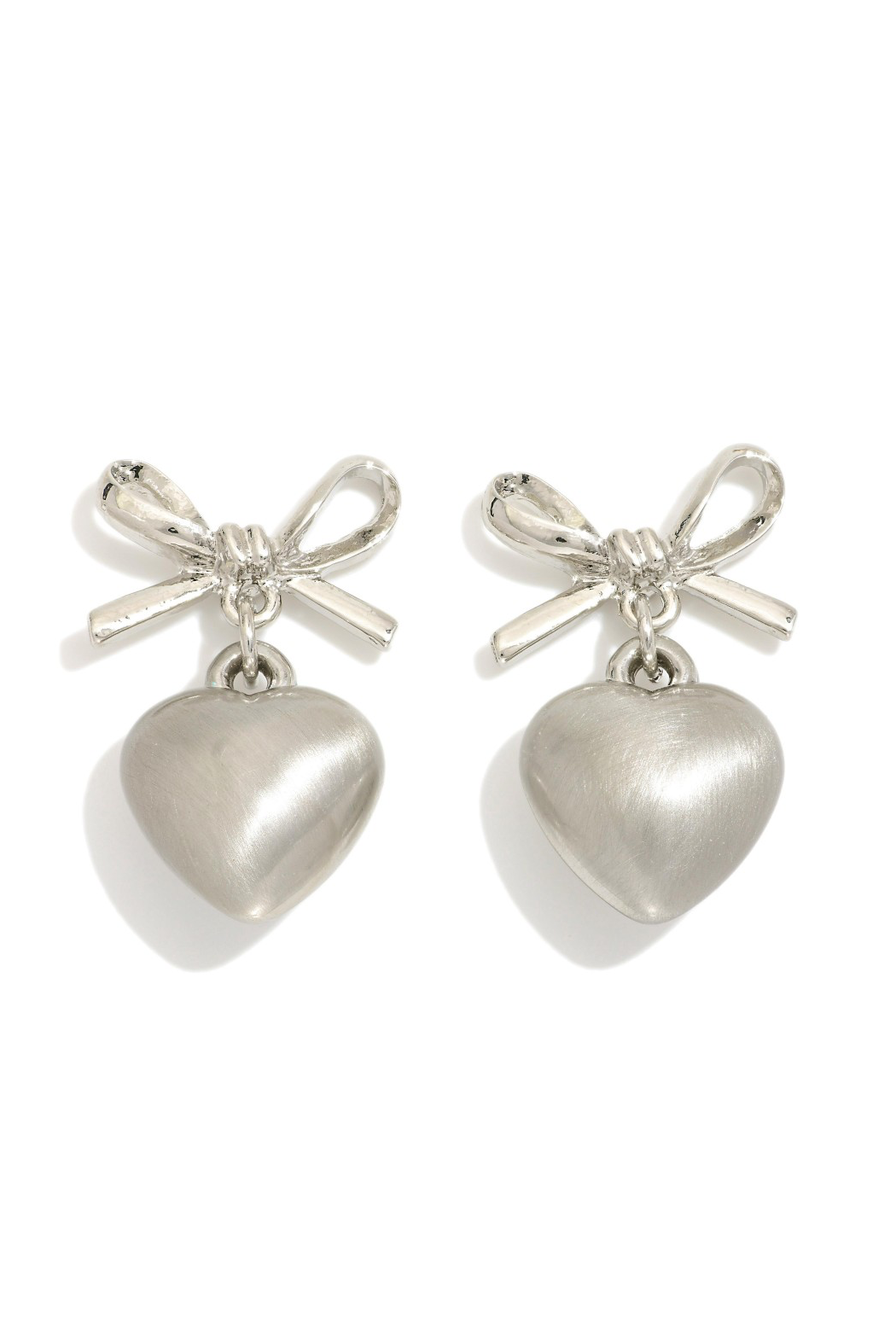 Bow on a Heart Earrings