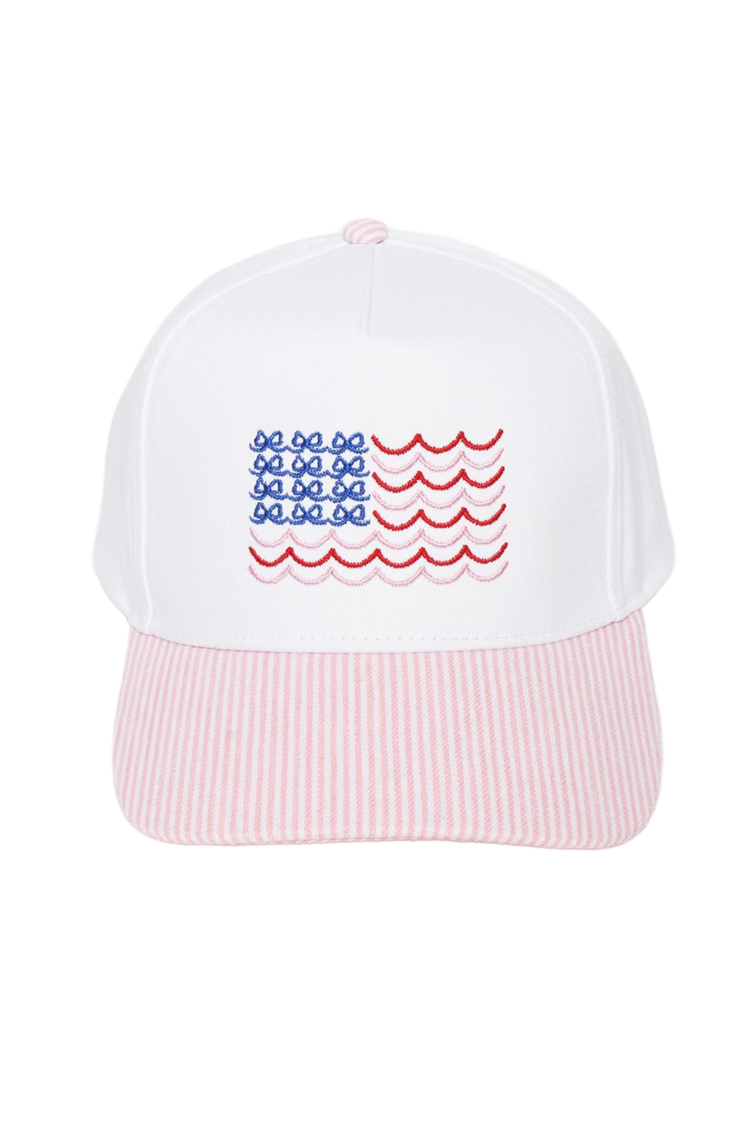 Bows and Waves USA Flag Cap