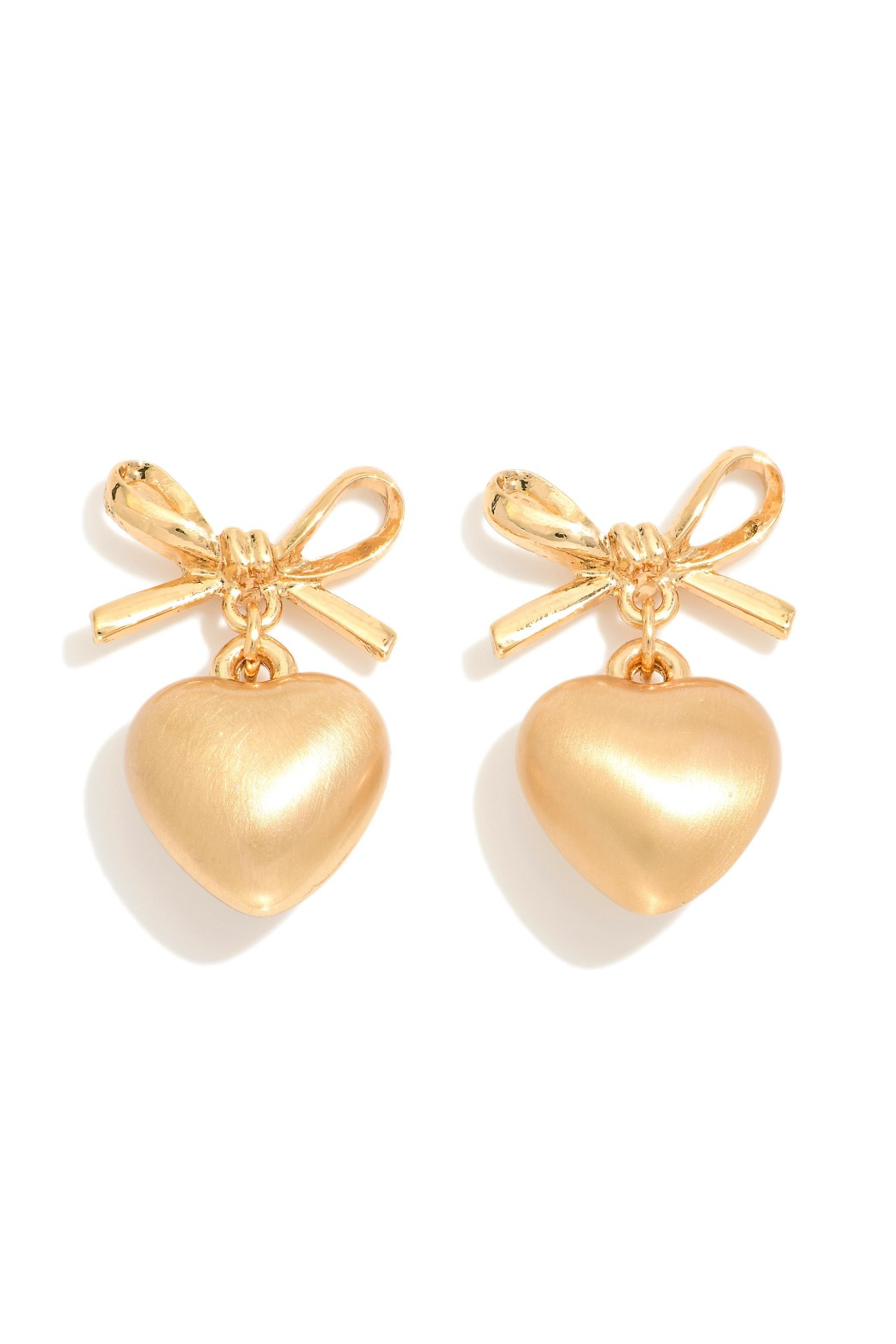 Bow on a Heart Earrings