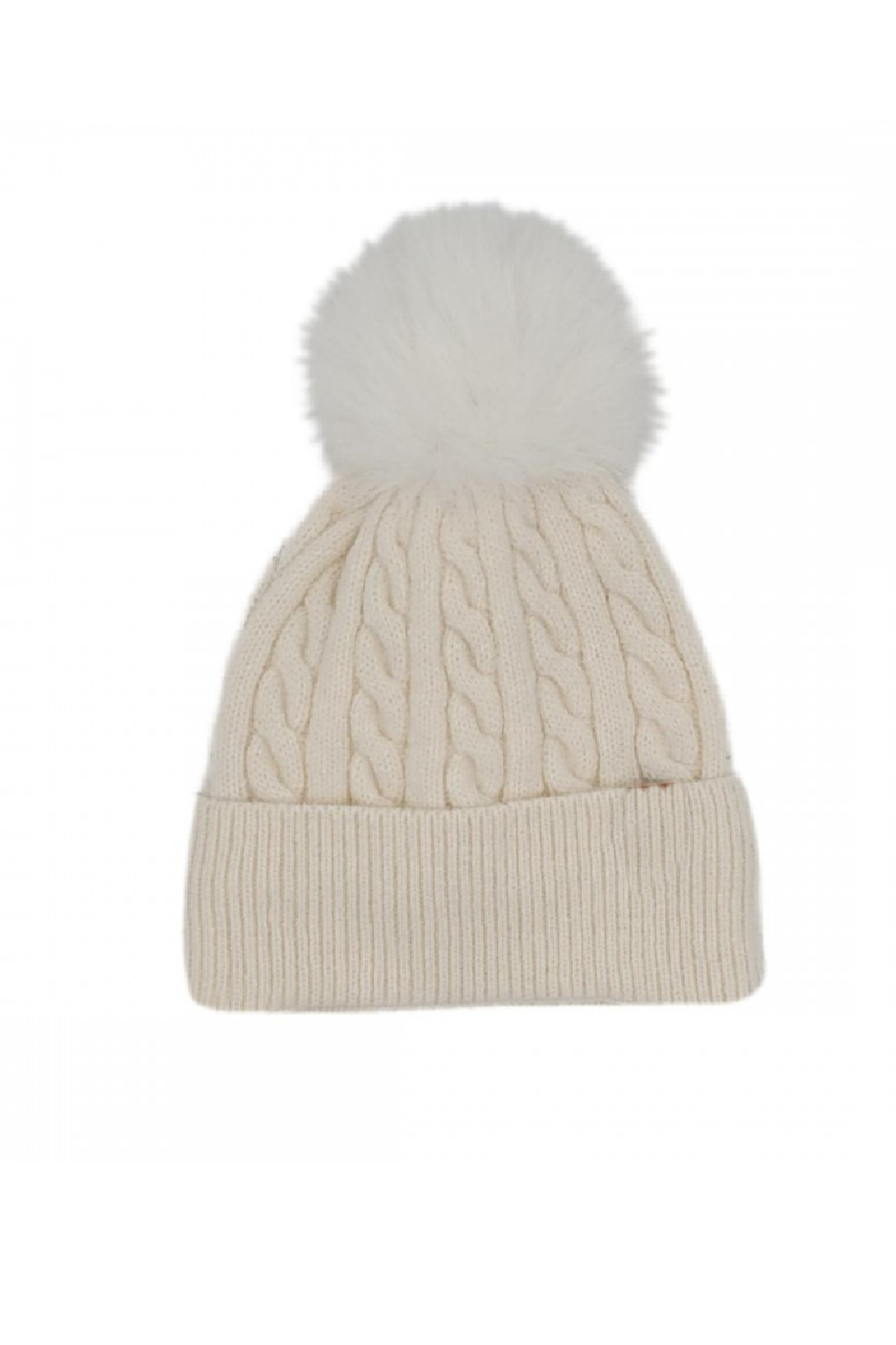 Classic Cable Knit Pom Beanie