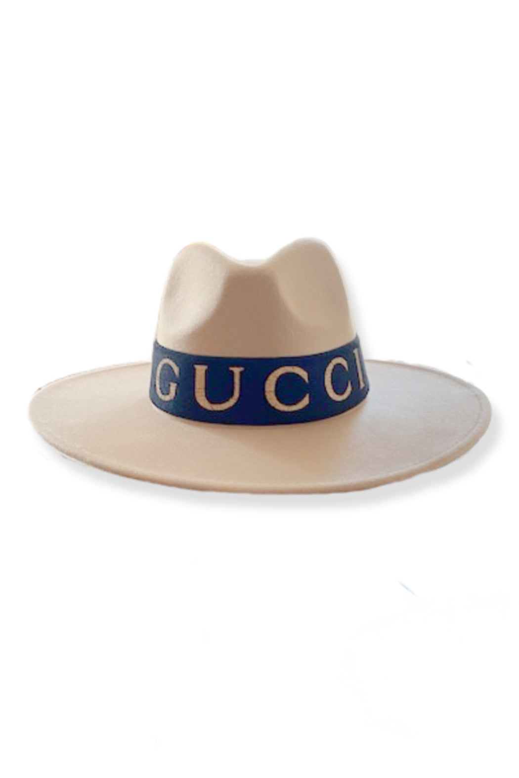 Upcycled Inspired Banded Camel Fedora Hat