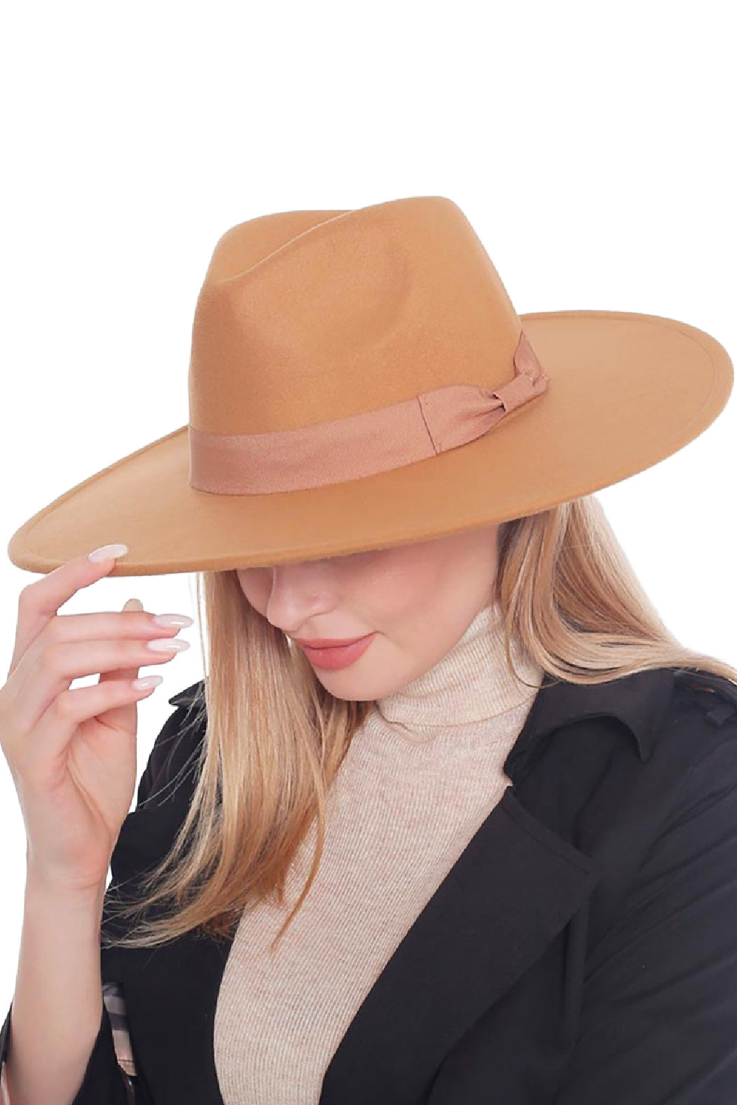 Ribbon Band Felt Fedora