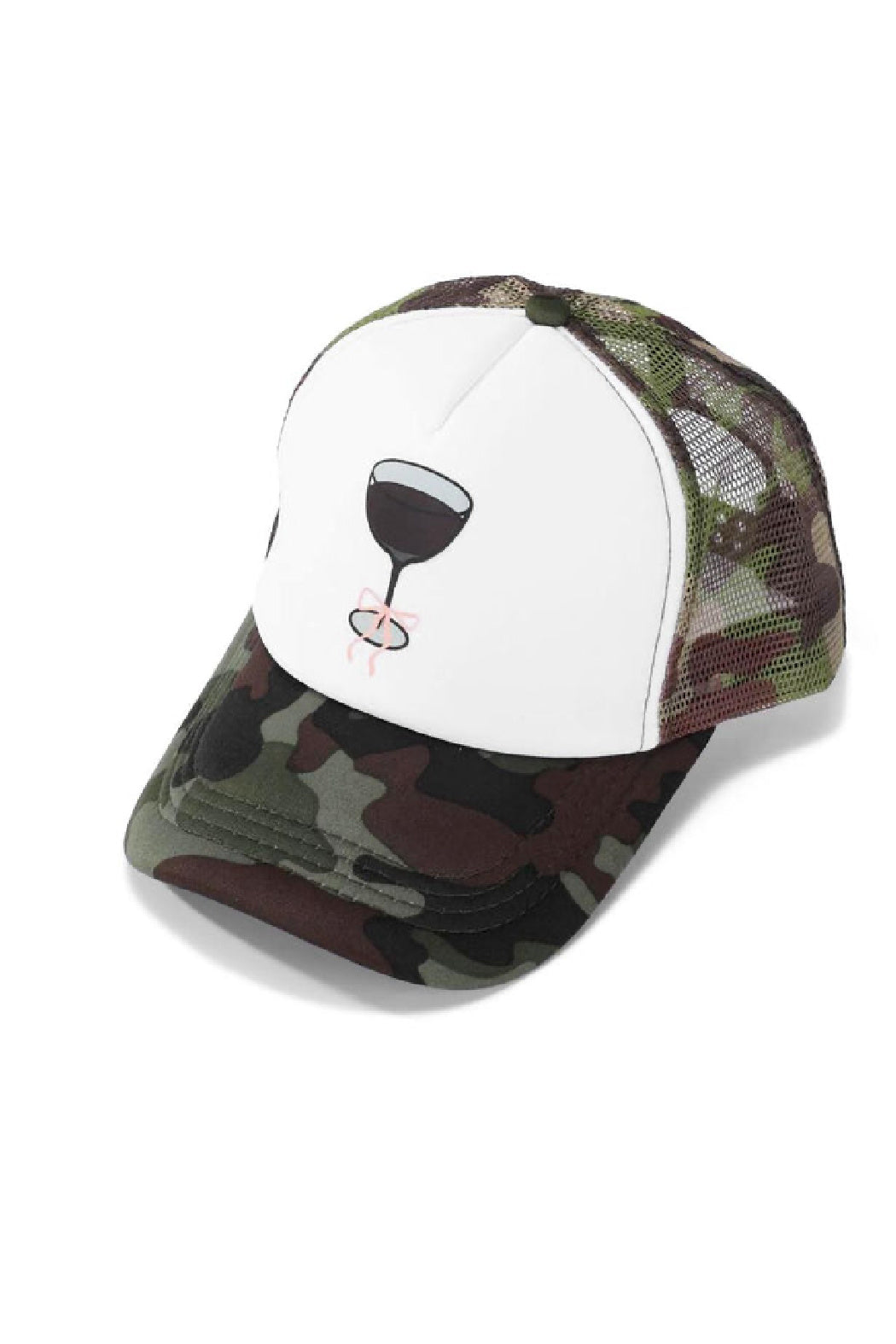 Camouflage Wine Trucker Cap