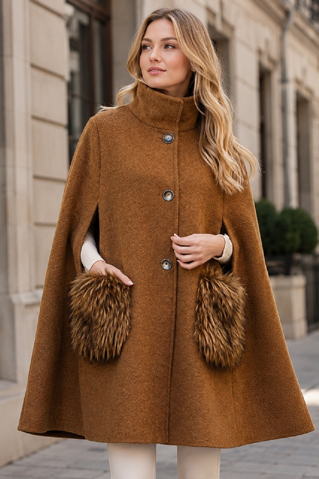 One Size Cape Coat