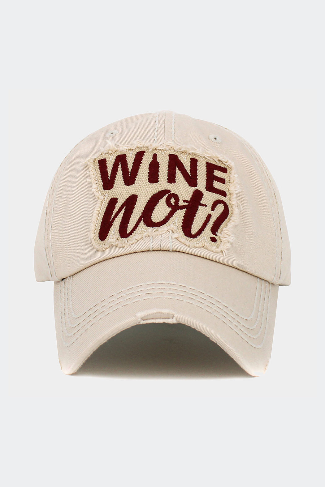Wine Not? Baseball Cap