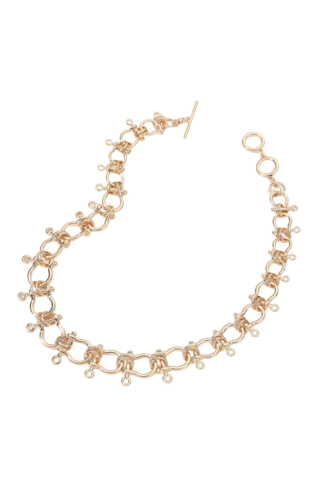 Carabiner Chain Choker Necklace