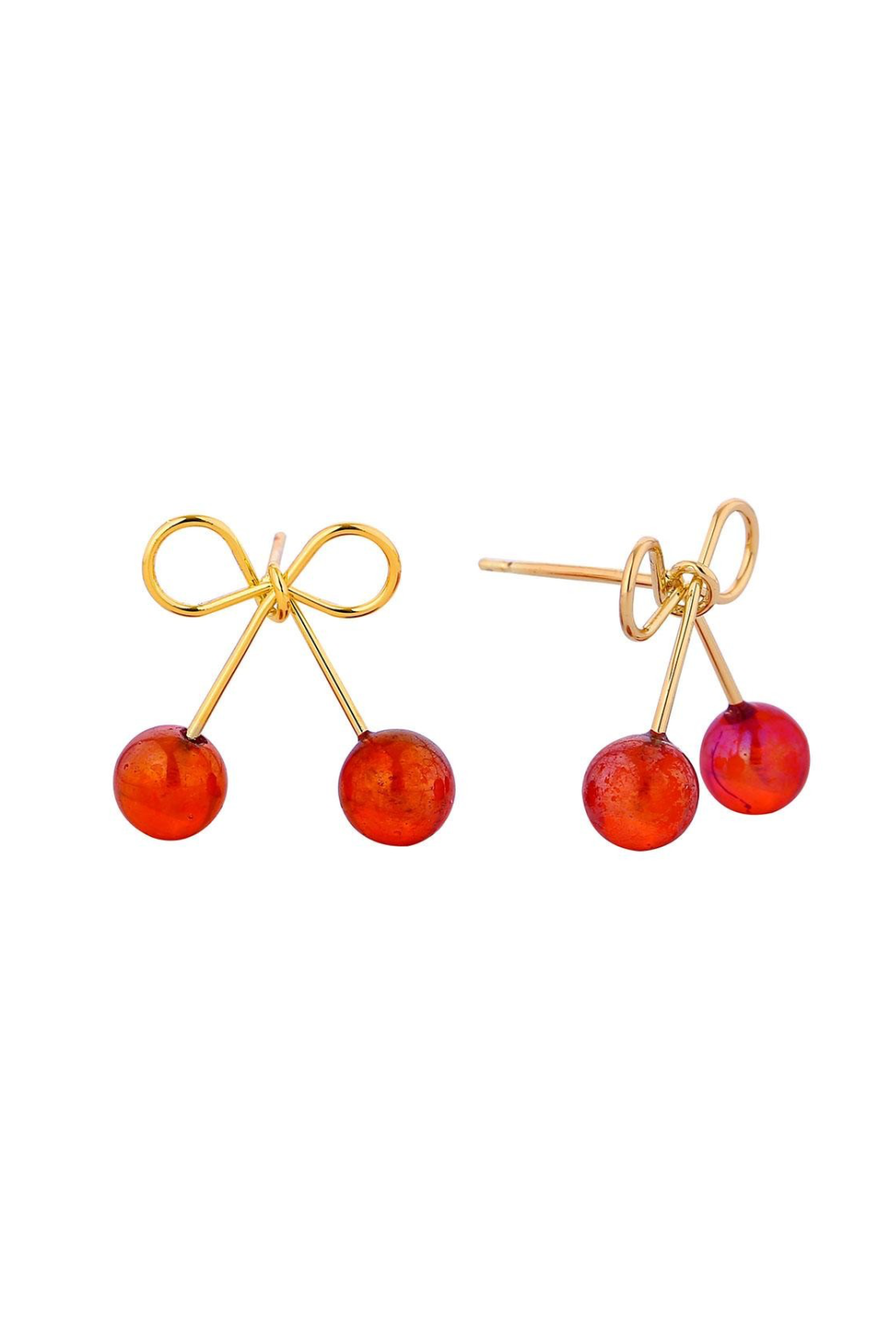 Cherry Red Earrings