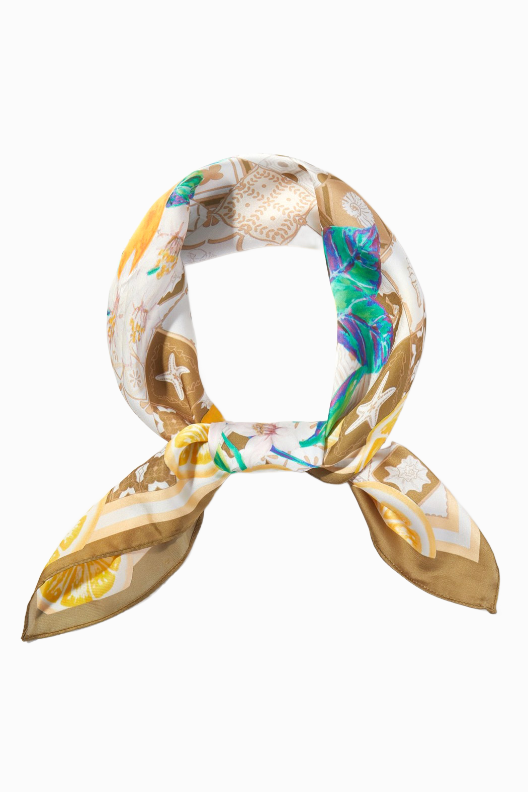 Citrus Mosaic Scarf