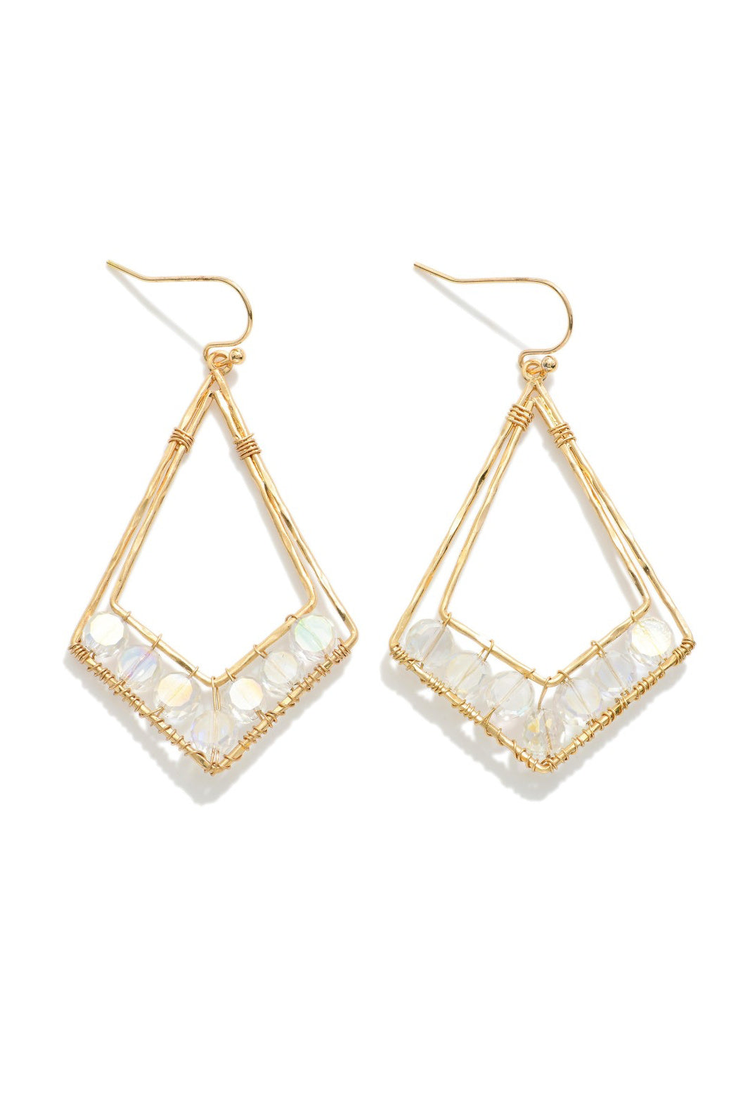 Diamond Bead Earrings