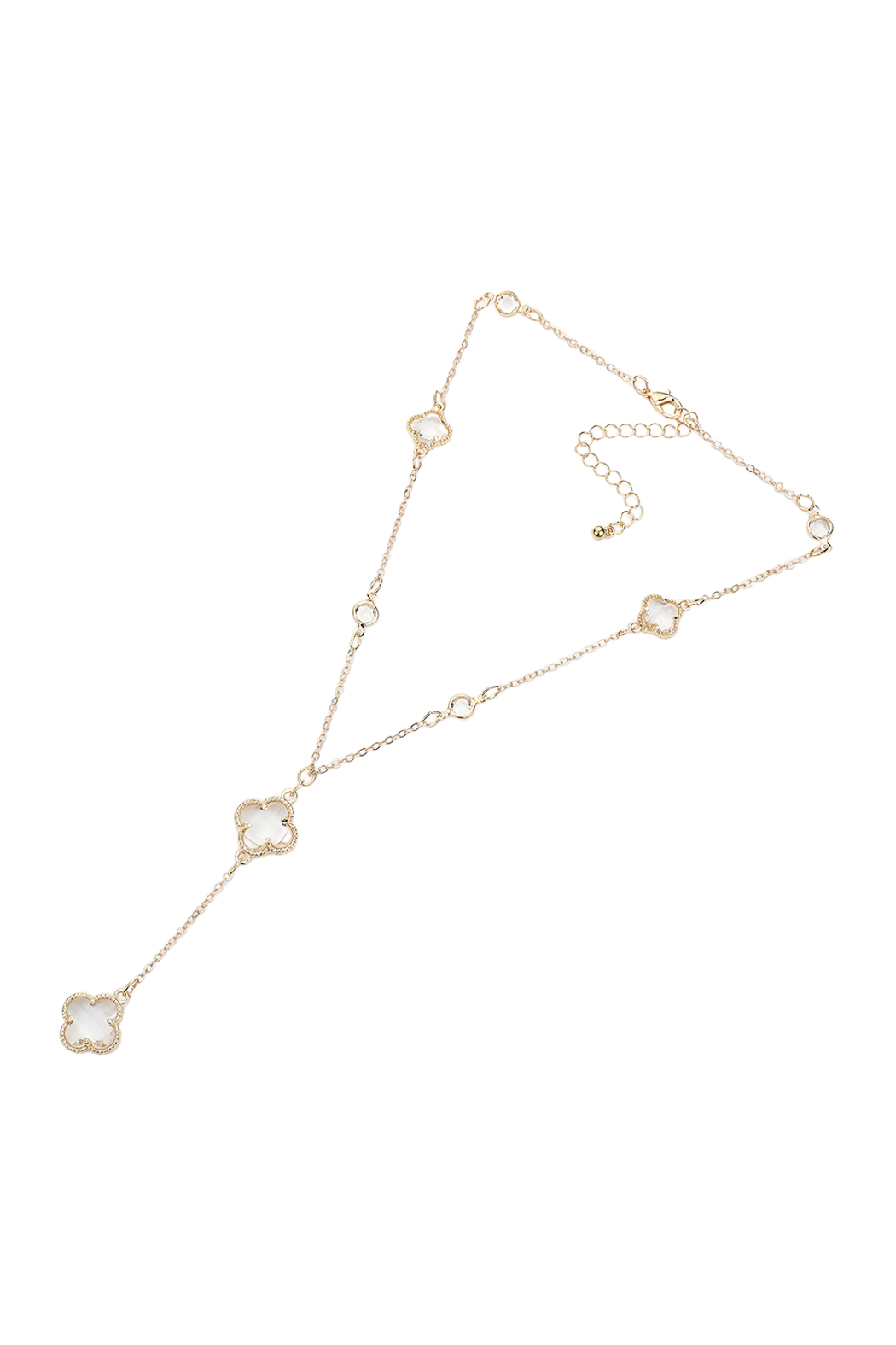 Clover Pendant Y Necklace