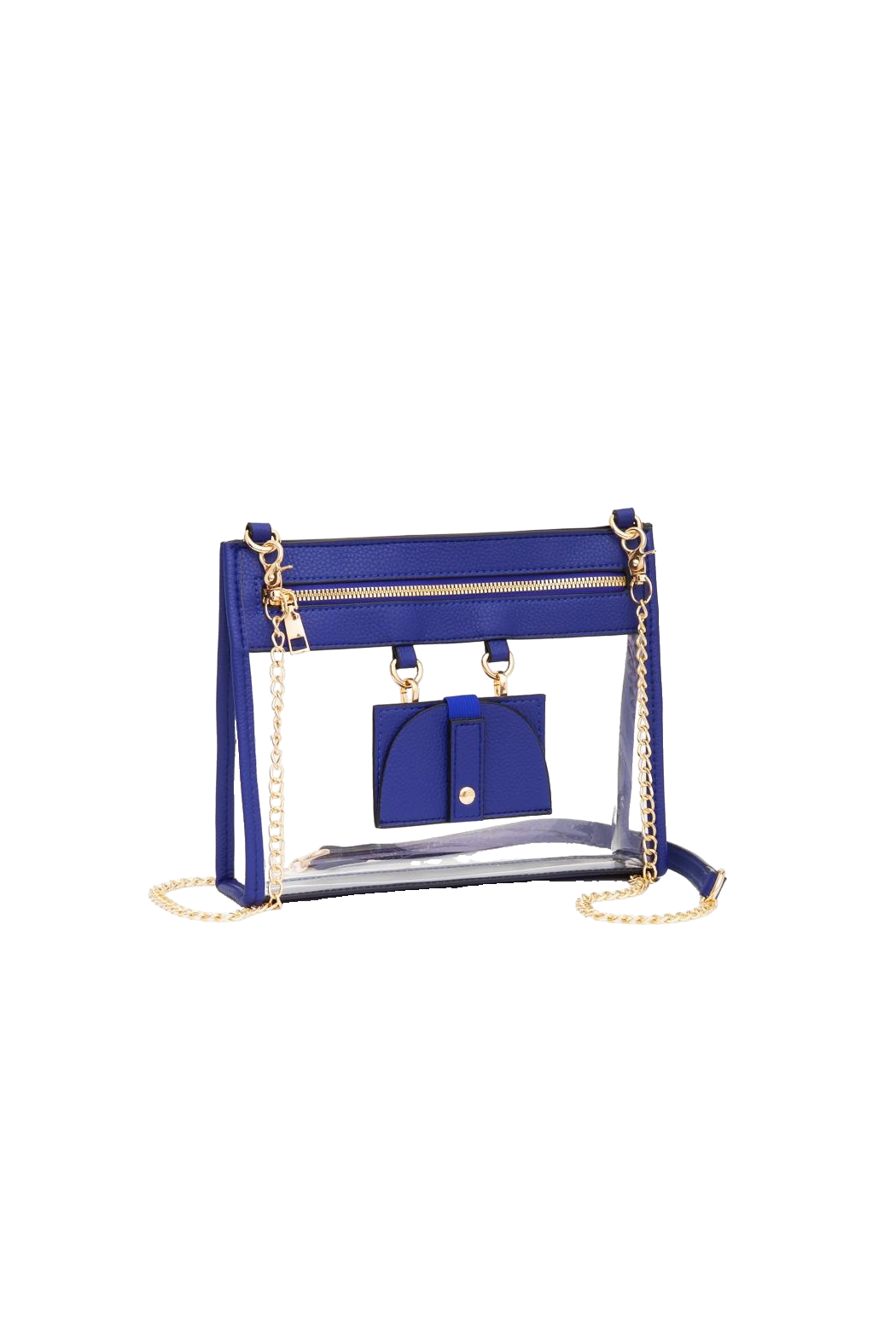 Exterior Pouch & Sunglasses Holder Transparent Crossbody