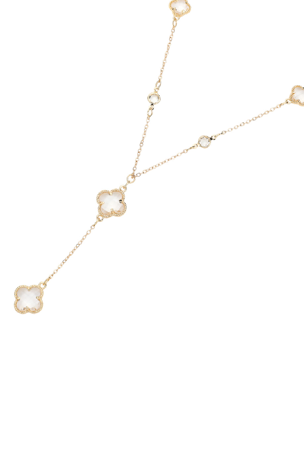 Clover Pendant Y Necklace
