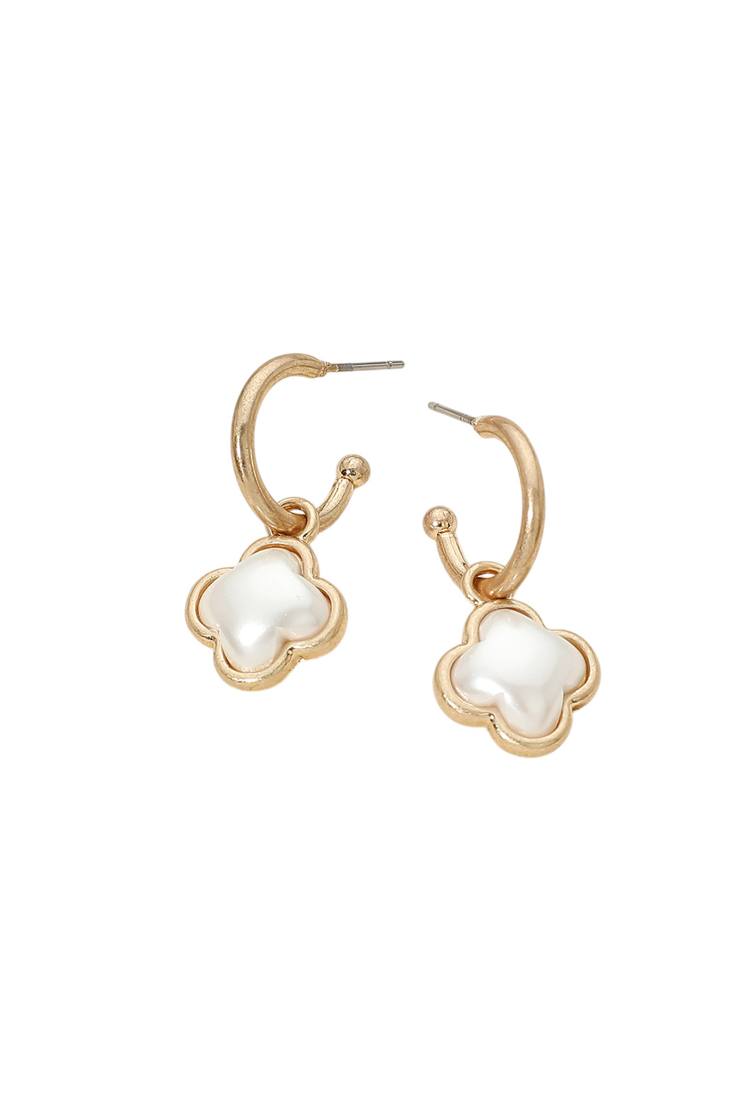 Resin Clover Earrings