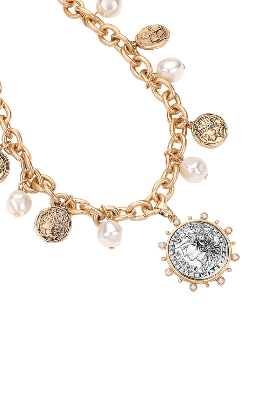 Coin Charm Necklace