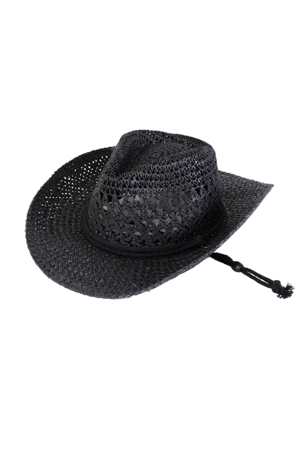 Straw Corded Cowboy Hat