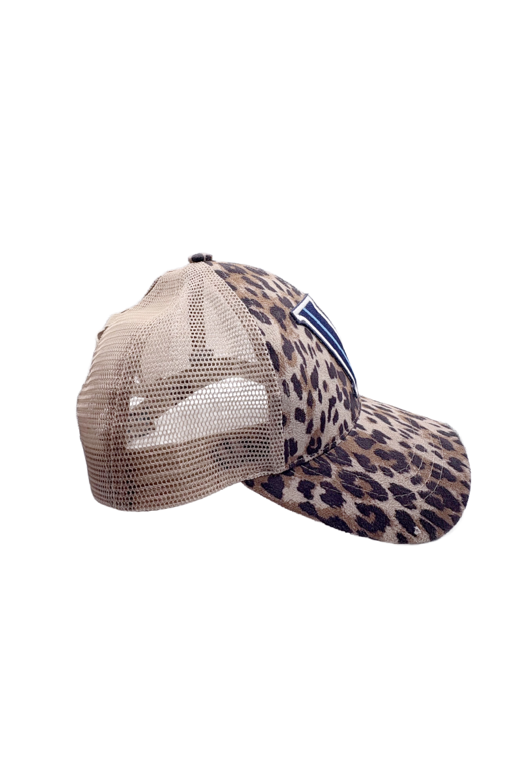 Villanova Criss-Cross Leopard Trucker Cap