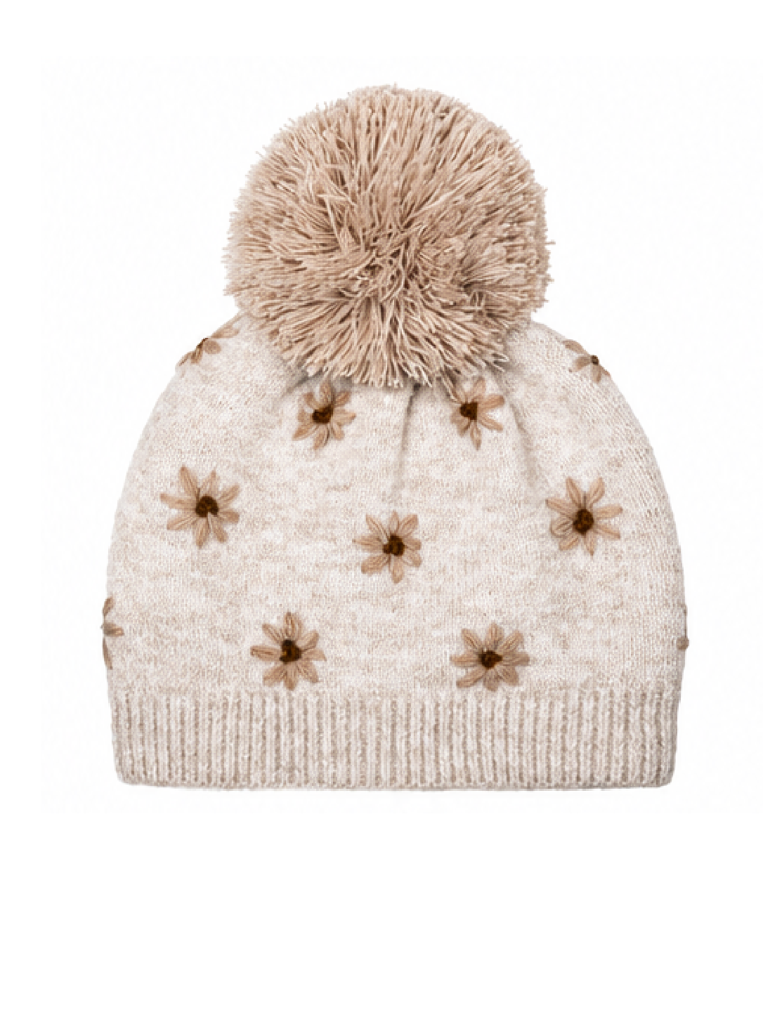 Daisy Pom Beanie