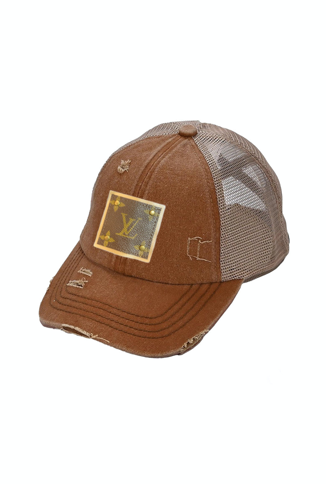 Upcycled Distressed Trucker Cap -  available in 13 colors