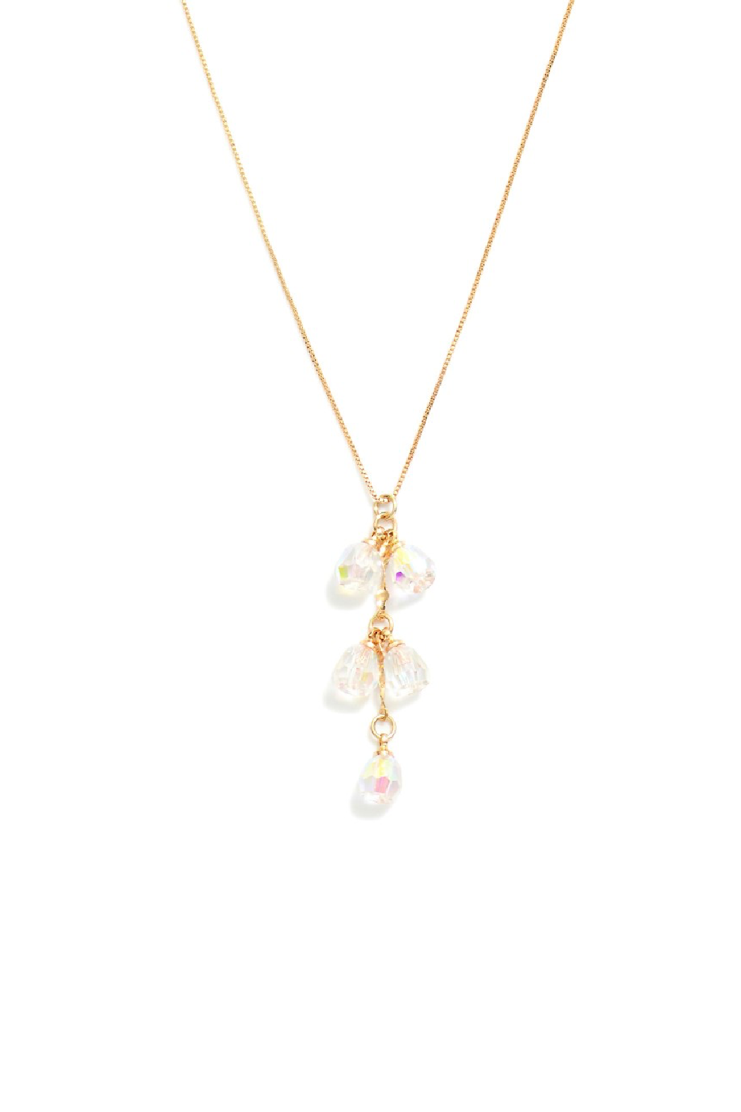 Crystal Droplet Necklace