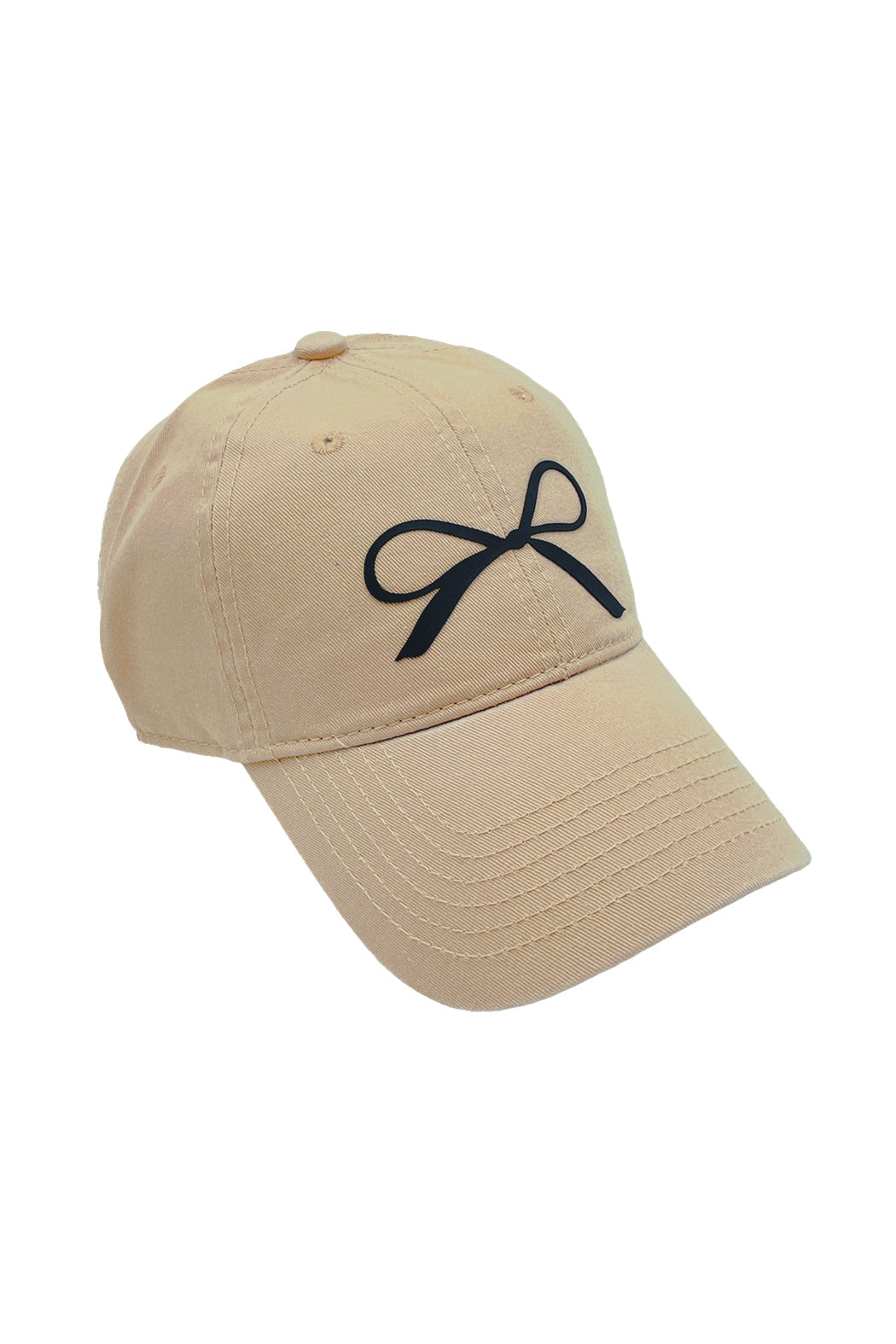 Embroidered Bow Cap