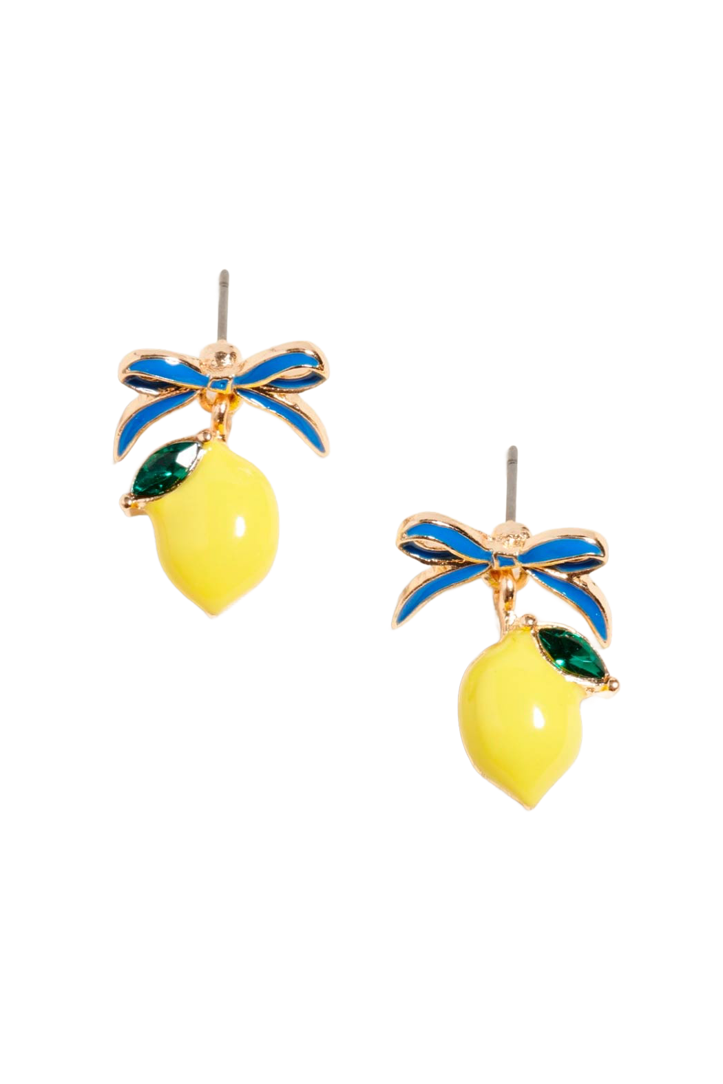 Enamel Fruit Earrings