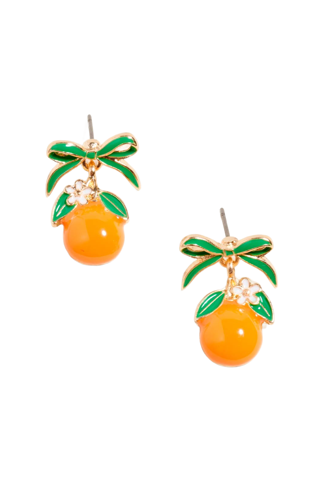 Enamel Fruit Earrings