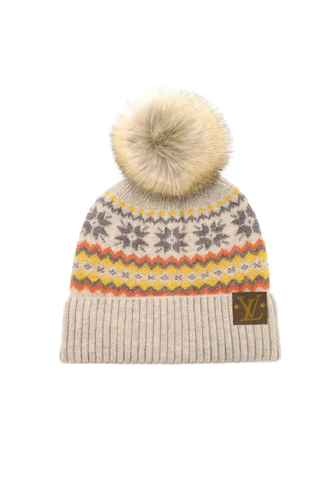 Upcycled Fair Isle Beanie