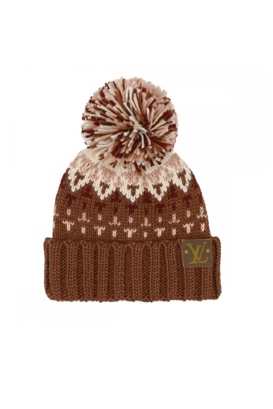 Upcycled Fair Isle Beanie