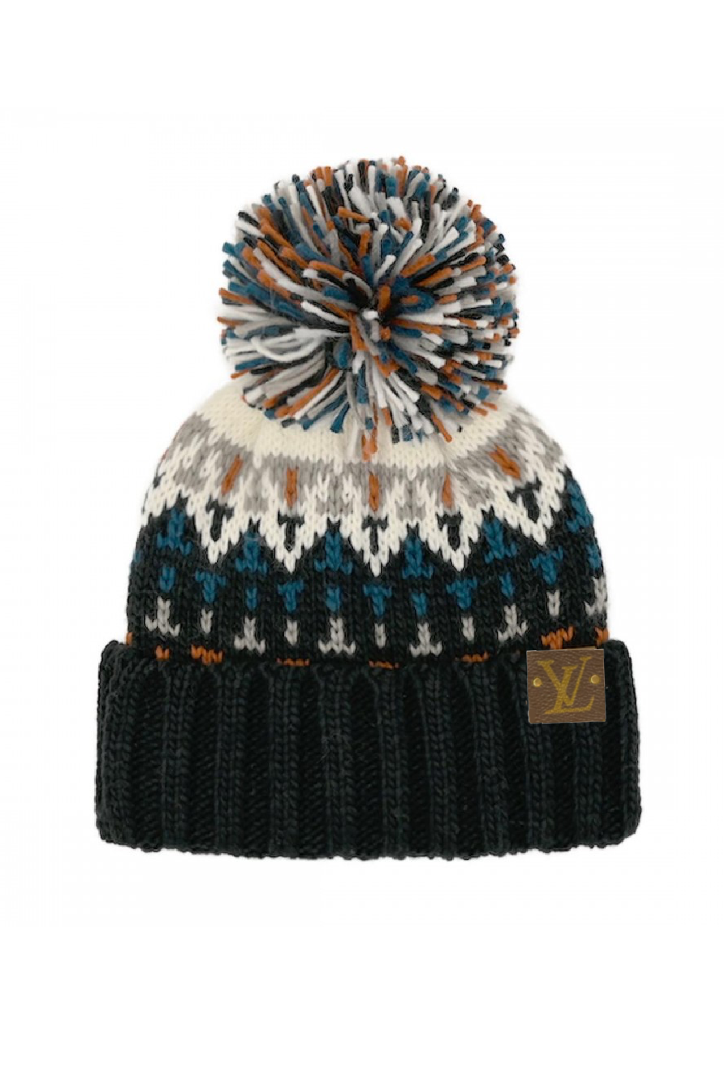 Upcycled Fair Isle Beanie