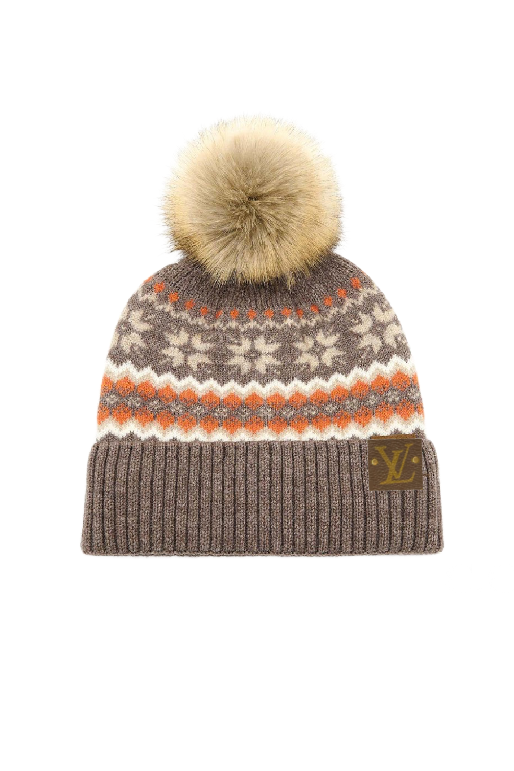 Upcycled Fair Isle Beanie