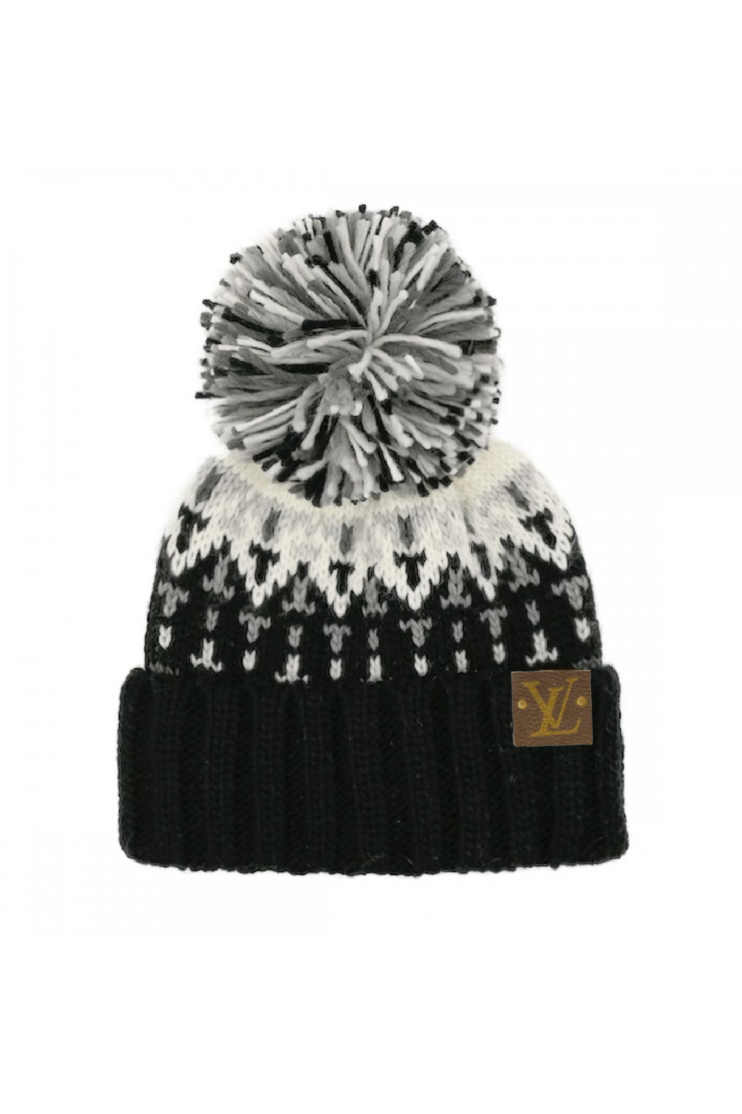 Upcycled Fair Isle Beanie