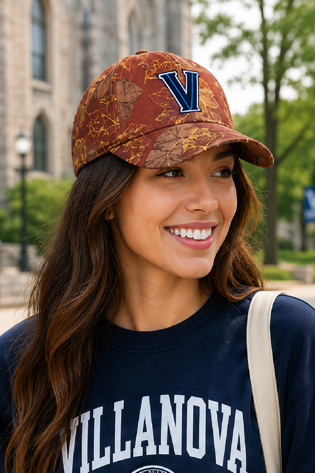 Villanova Fall Leaves Cap