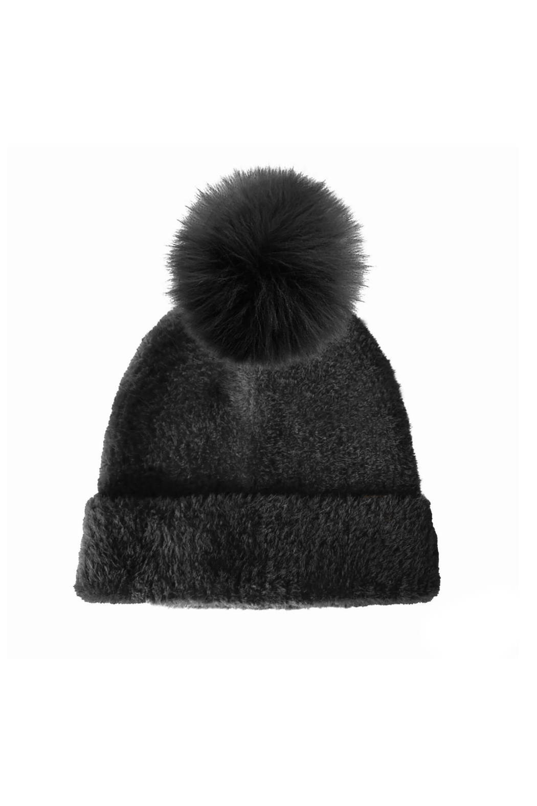 Chenille Pom Beanie