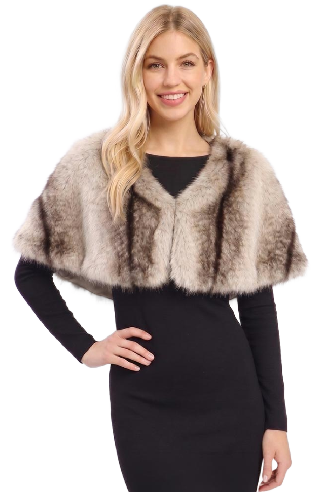 Faux Fur Capelet