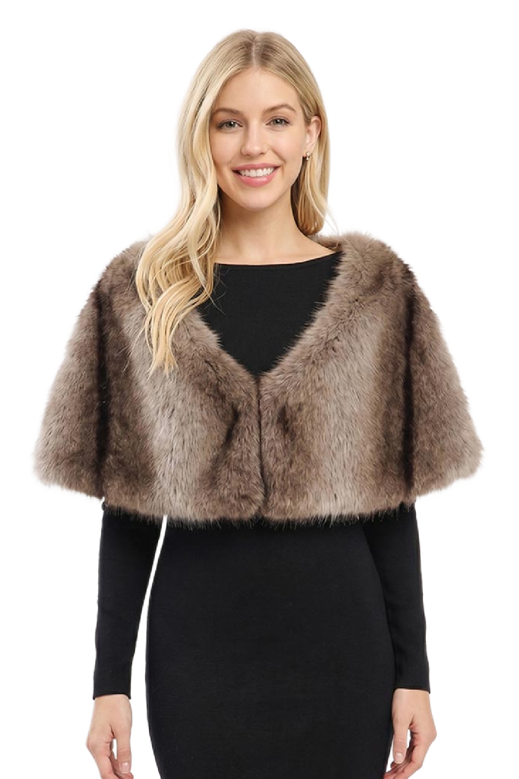 Faux Fur Capelet
