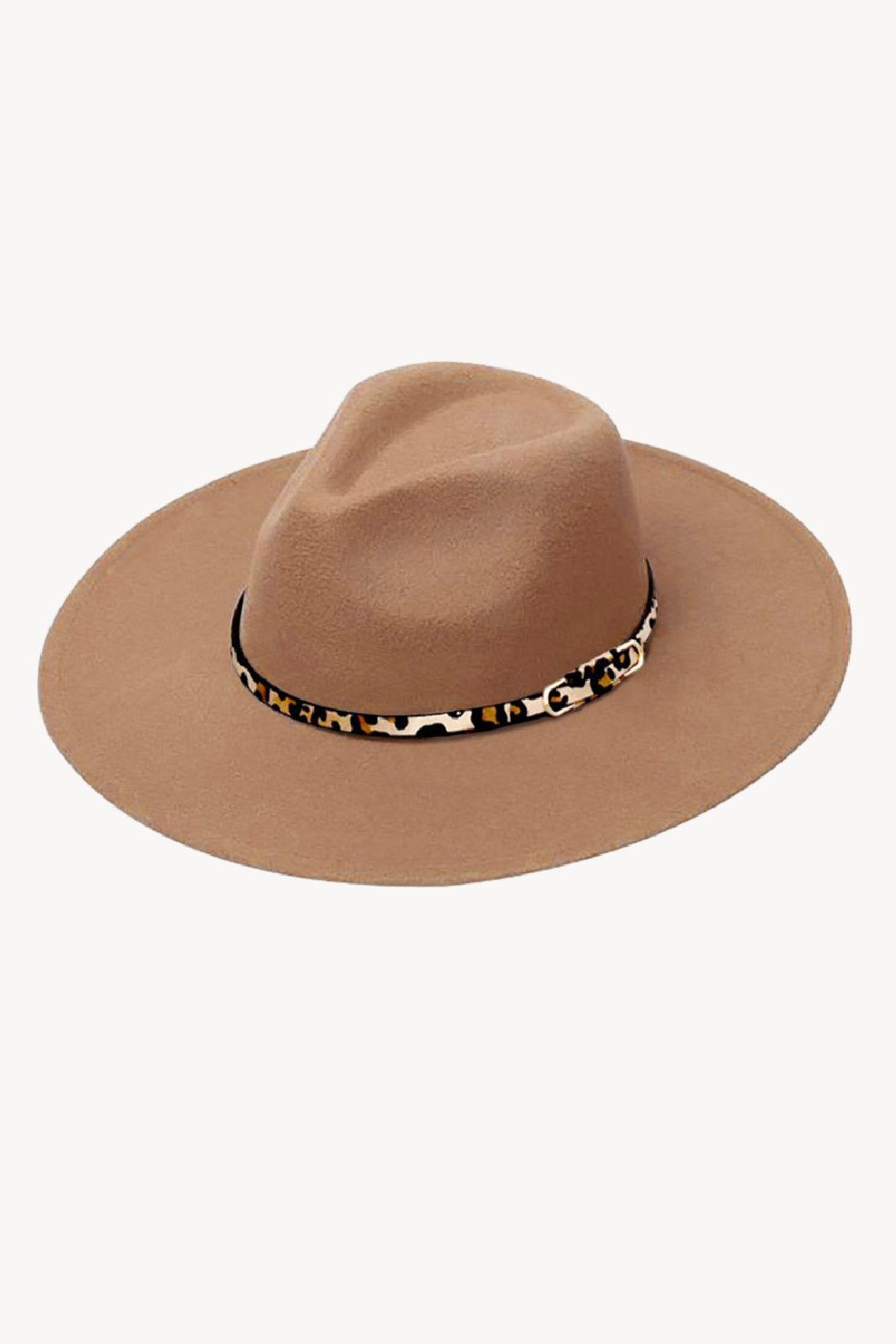 Red Bottom Leopard Band Fedora