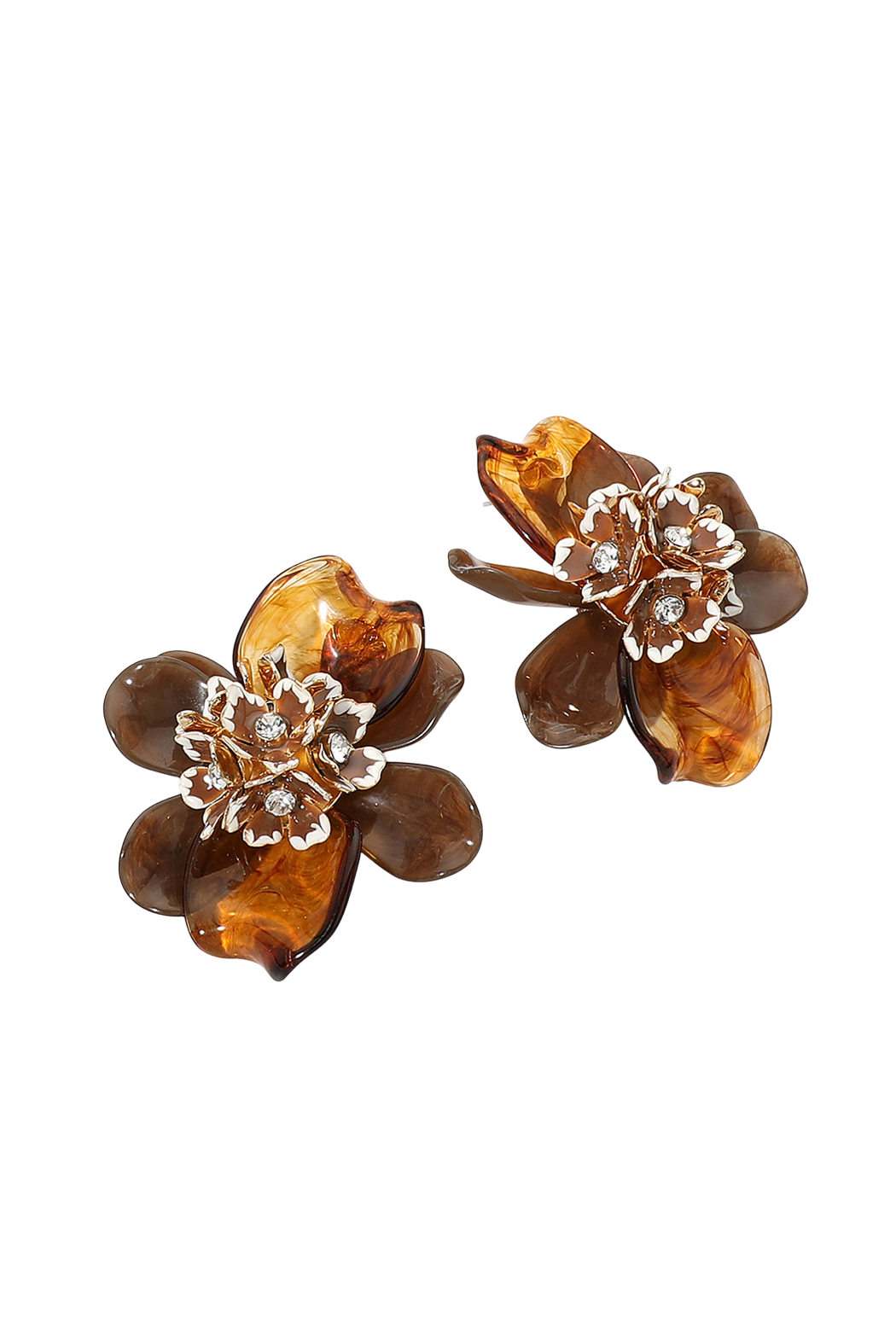 Translucent Flower Earrings