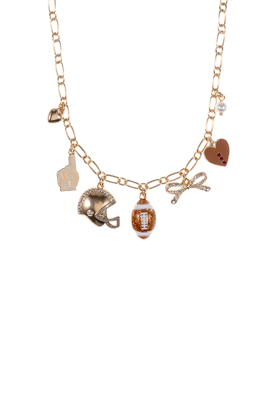 Football Charm Necklace