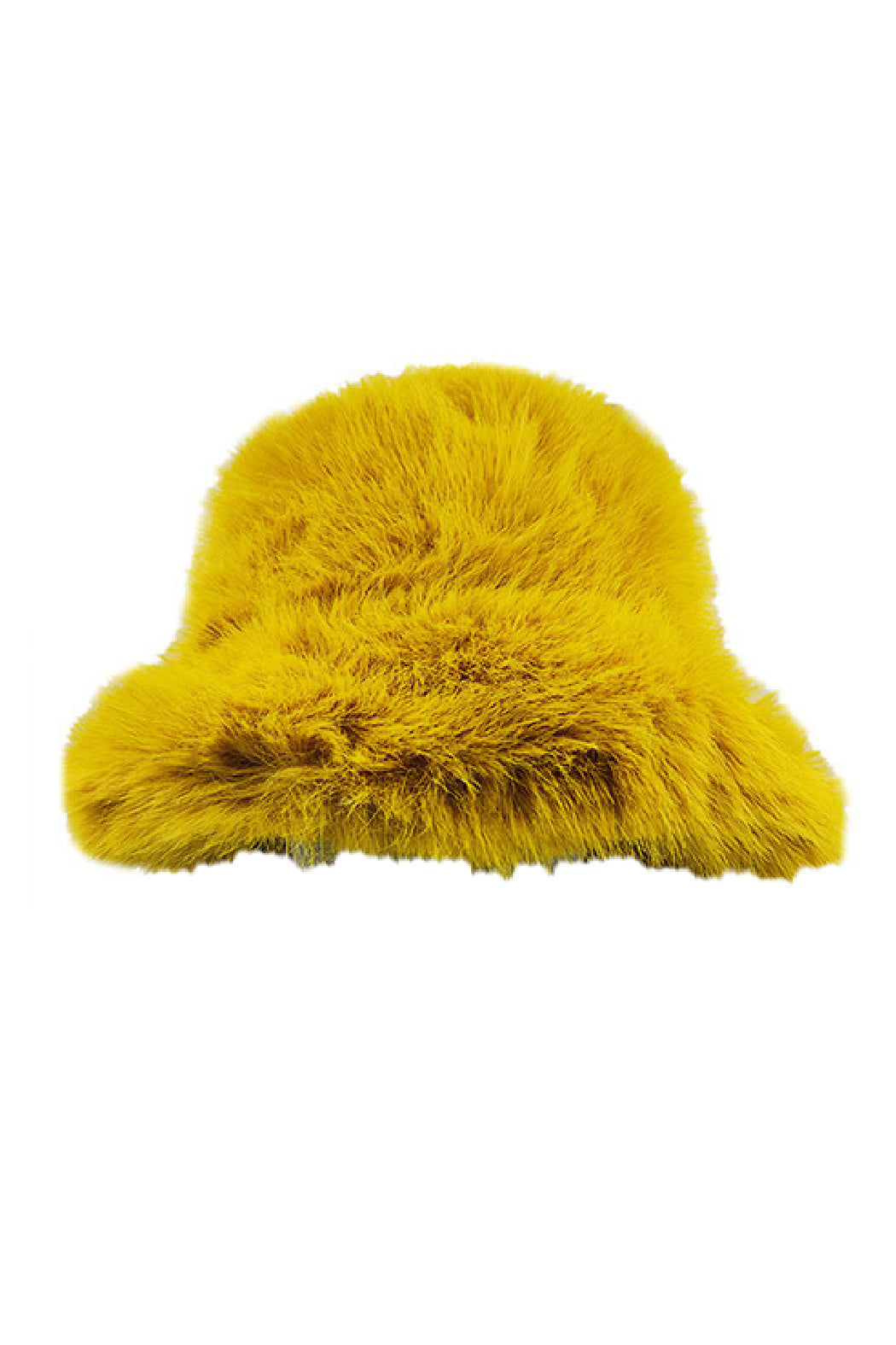 Canary Yellow Luxury Faux Fur Bucket Hat-Festival Hat-Fur store Hat-Fake Fur Hat-Rave Hat-Mustard Fur Hat- Fuzzy Bucket Hat-Gold Bucket-Mustard