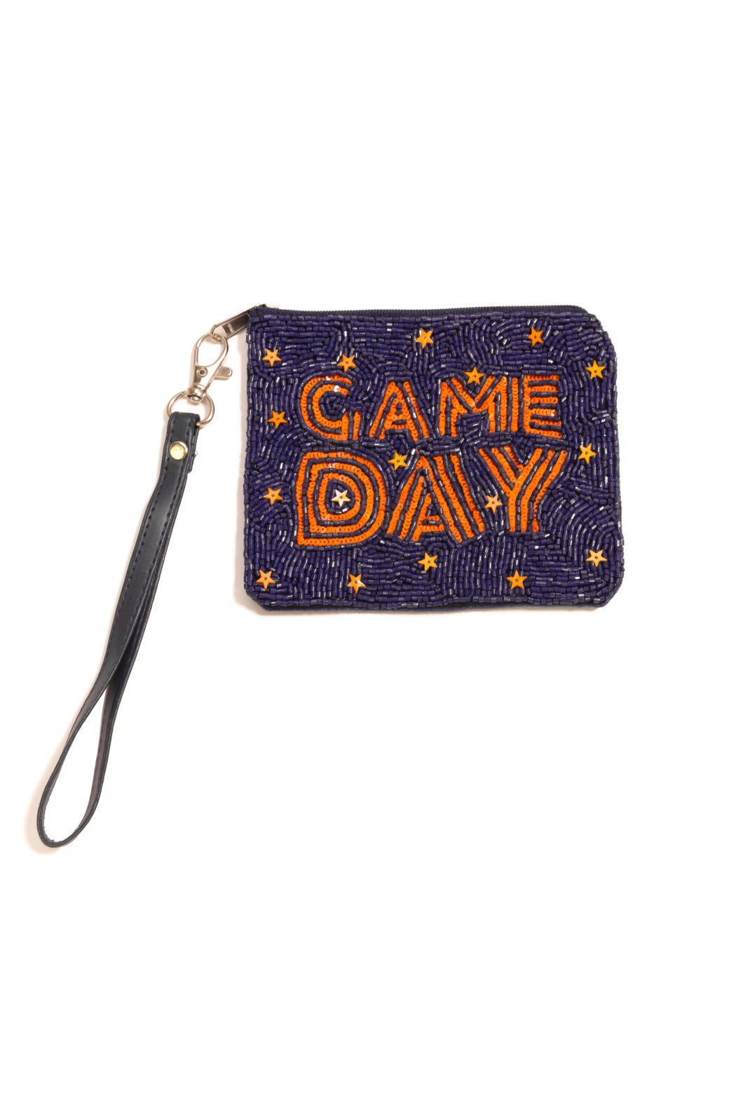 Game Day Beaded Wristlet